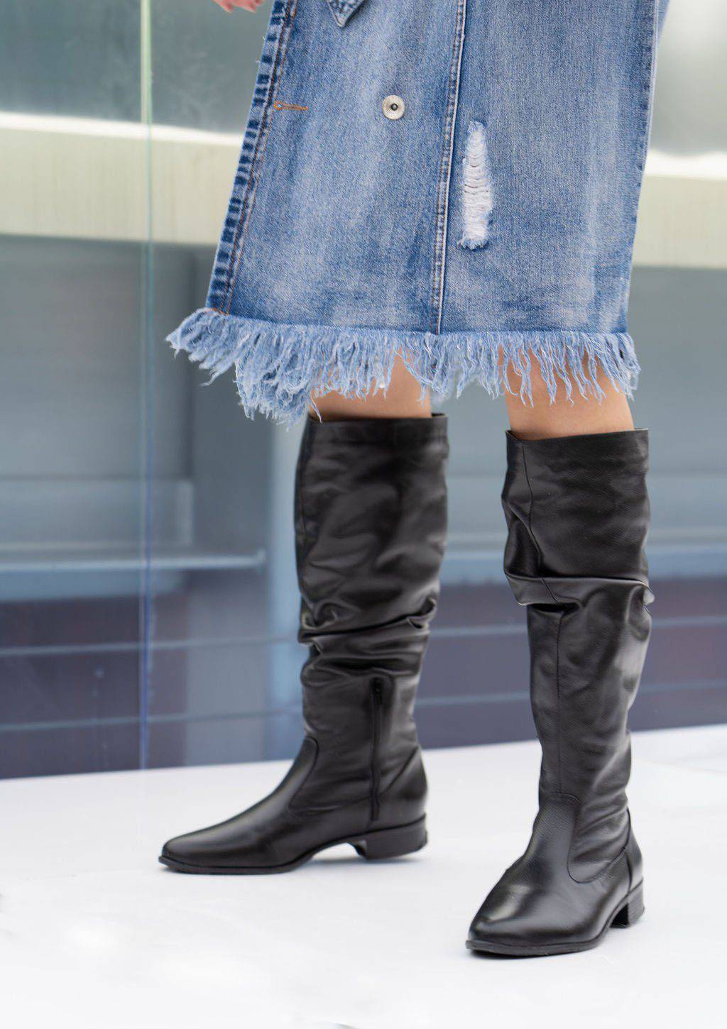 Maryland - High Knee Boots - Juliana Heels